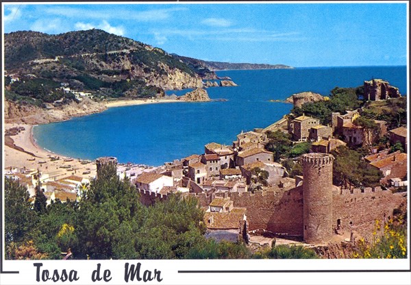 002- Тосса де Мар-Крепость-открытка